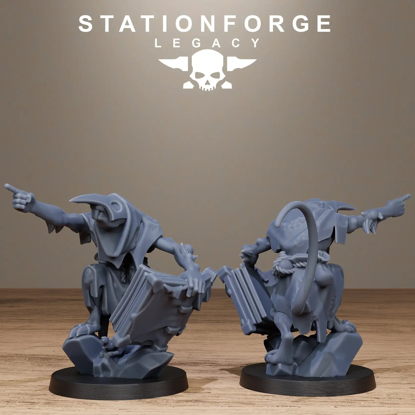 3D Printed Rotfang Plague Bearers by Stationforge Legacy Miniatures by Last Hope Miniatures