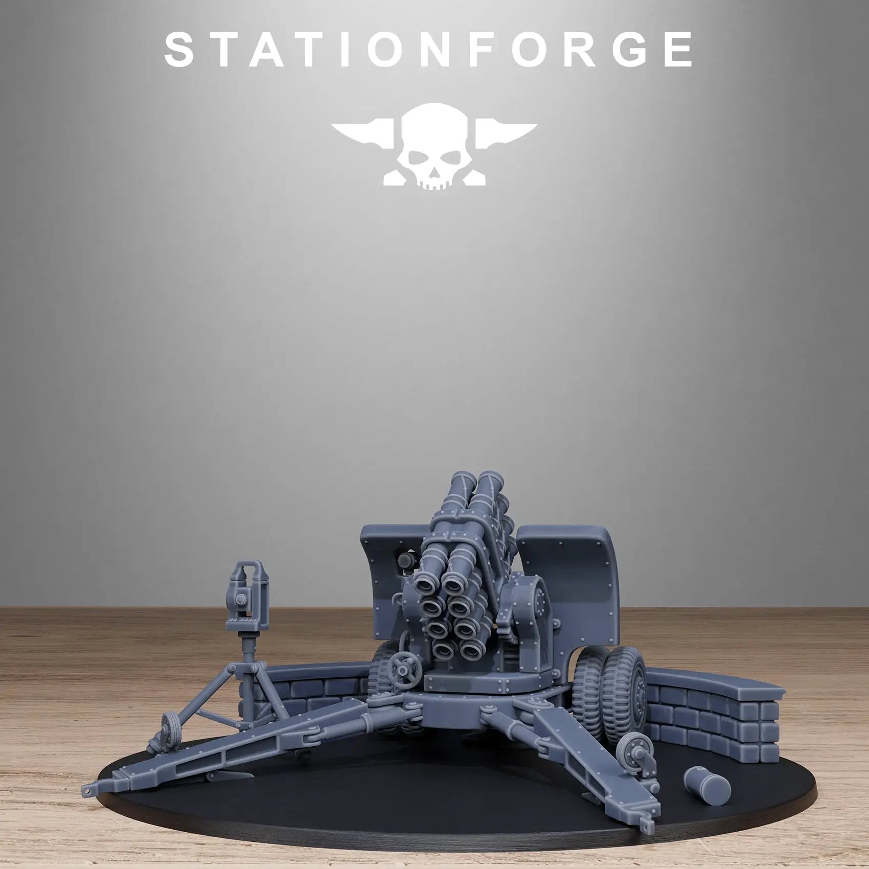 3D Printed GrimGuard Light Artillery by Stationforge Miniatures by Last Hope Miniatures