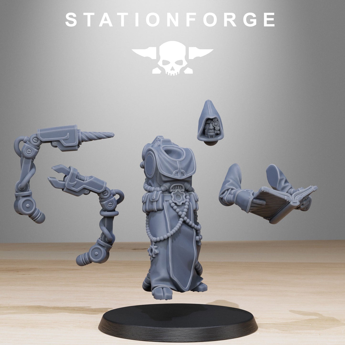 3D Printed Scavenger Monks by StationForge Miniatures