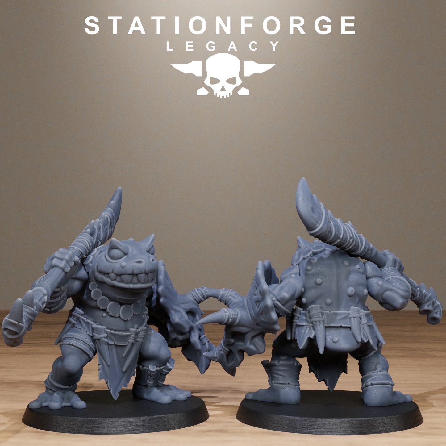 3D Printed Bogkin Heavies by Stationforge Miniatures