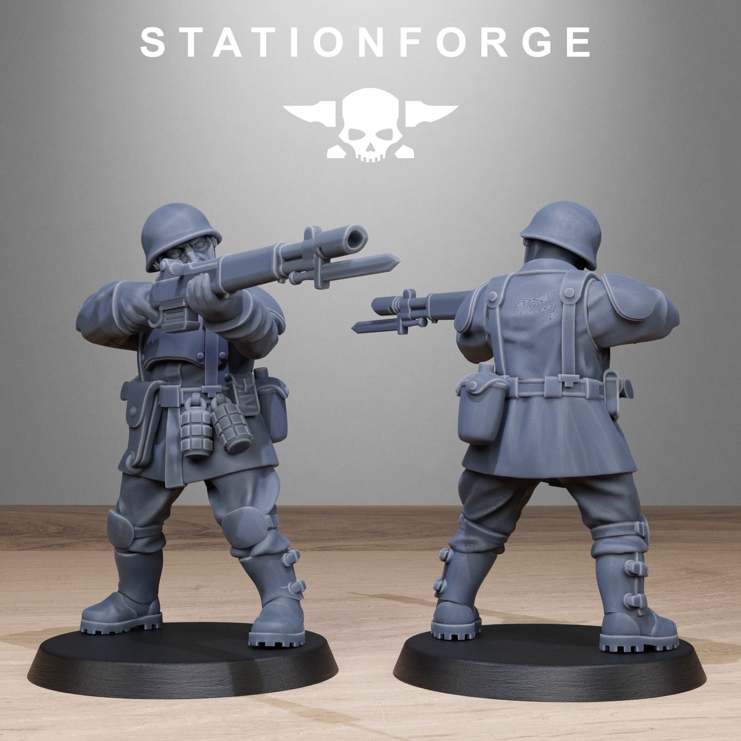 3D Printed FreeGuard Infantry by StationForge Miniatures