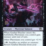 Grafted Butcher (PRE-109S) - March of the Machine Promos Foil