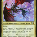 Be'lakor, the Dark Master (40K-172) - Warhammer 40,000 Commander Foil