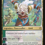 Ajani, the Greathearted (PPELD-184P) - War of the Spark Promos