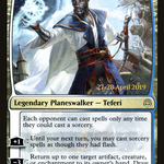 Teferi, Time Raveler (PRE-221S) - War of the Spark Promos Foil