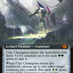 Clay Champion (BRO-362) - The Brothers' War: (Extended Art)