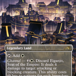 Eiganjo, Seat of the Empire (NEO-413) - Kamigawa: Neon Dynasty (Borderless)