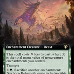 Nyxborn Behemoth (CMM-772) - Commander Masters: (Extended Art, enchantment)