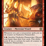 Vindictive Flamestoker (PPONE-154P) - Phyrexia: All Will Be One Promos