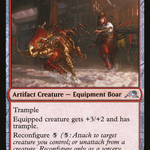 Bronzeplate Boar (NEO-135) - Kamigawa: Neon Dynasty