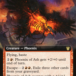 Phoenix of Ash (THB-319) - Theros Beyond Death: (Extended Art)
