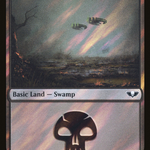 Swamp (40K-313★) - Warhammer 40,000 Commander Foil