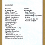 Randy Buehler Decklist (WCD-RB0B) - World Championship Decks 1998