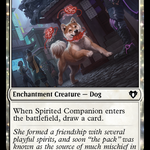 Spirited Companion (CMM-838) - Commander Masters: (enchantment)