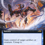 Invoke the Winds (NEO-444) - Kamigawa: Neon Dynasty: (Extended Art)