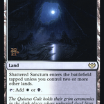 Shattered Sanctum (PRE-264S) - Innistrad: Crimson Vow Promos Foil