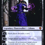 Liliana of the Veil (PRE-97S) - Dominaria United Promos Foil
