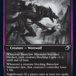 Baneblade Scoundrel // Baneclaw Marauder (DBL-085) - Innistrad: Double Feature: (Double Faced Transform)