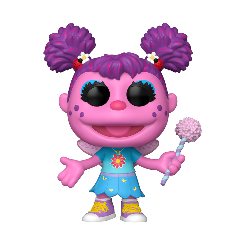 Pop! TV Sesame Street S3 Abby figure by The Mighty Hobby Shop, featuring Abby with her signature look and playful expression.