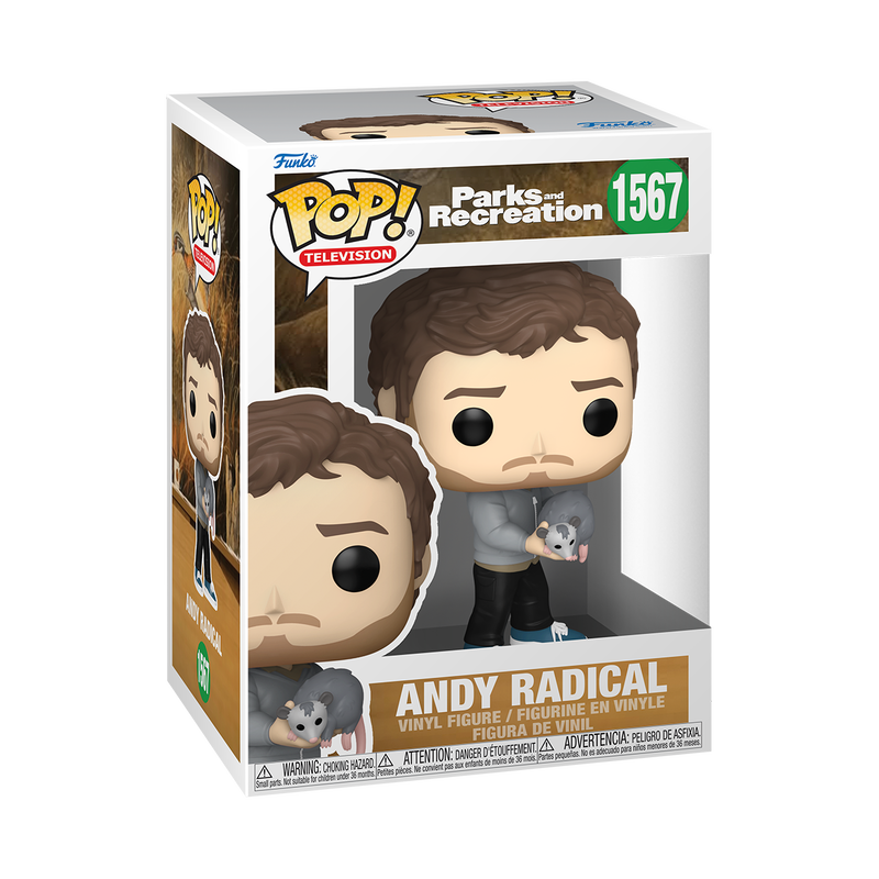 (PRE-ORDER) POP! TV: P&R 15th– Andy Radical by THE MIGHTY HOBBY SHOP