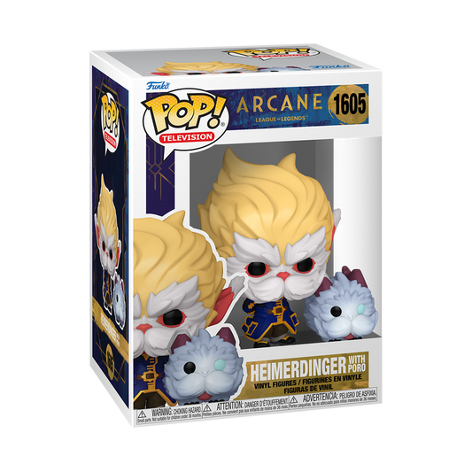 (PRE-ORDER) POP! TV: Arcane LoL S1- Heimerdinger w/Poro