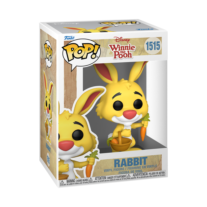 Disney Winnie the Pooh Rabbit POP! figure from the S3 series, featuring Rabbit in signature style with vibrant colors.
