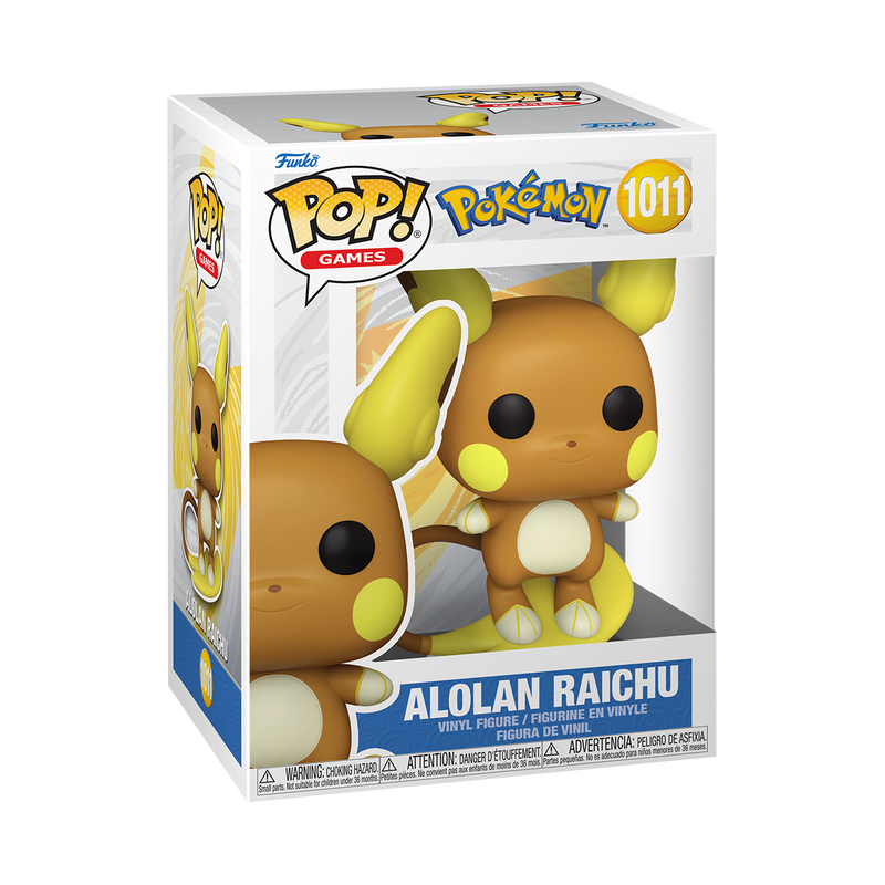 (PRE-ORDER) POP!  Games: Pokemon - Alolan Raichu