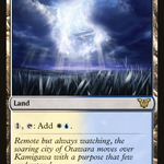 Skycloud Expanse (NEC-177) - Neon Dynasty Commander