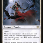 Welcoming Vampire (PPBRO-46P) - Innistrad: Crimson Vow Promos