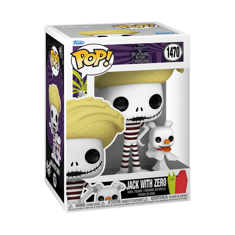 Pop! Disney: Jack Skellington with Zero at the Beach by THE MIGHTY HOBBY SHOP