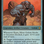 Karn, Silver Golem (OVER-006) - Commander's Arsenal Oversized Foil