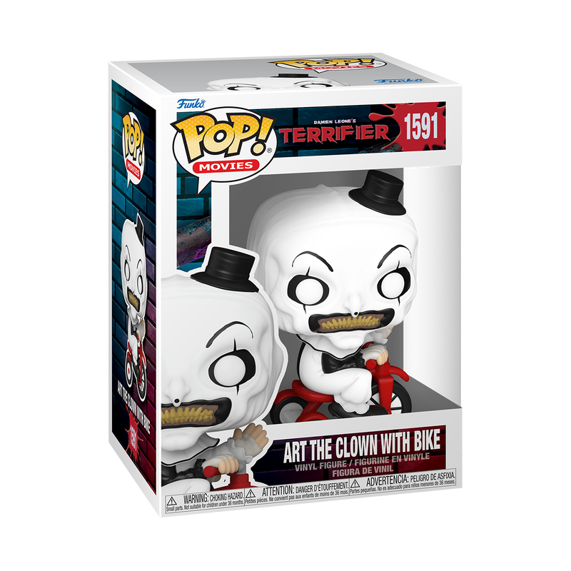 (PRE-ORDER) POP! Movies: Terrifier- Art the Clown w/bike
