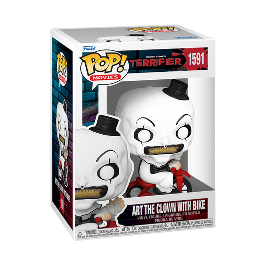 (PRE-ORDER) POP! Movies: Terrifier- Art the Clown w/bike