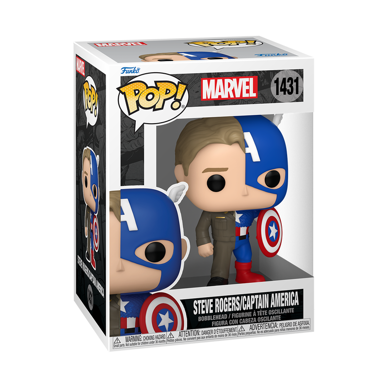 POP! Marvel: Split - Captain A/Steve R by THE MIGHTY HOBBY SHOP