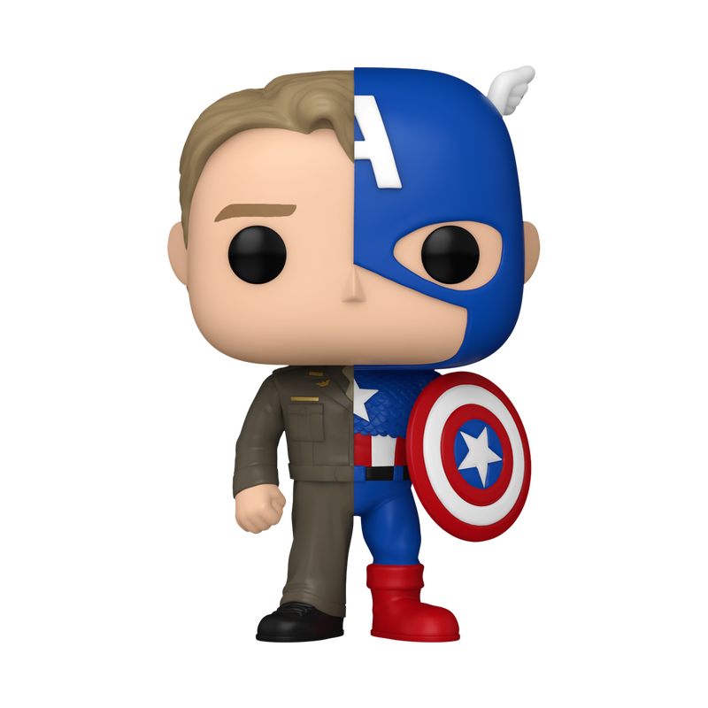 POP! Marvel: Split - Captain A/Steve R by THE MIGHTY HOBBY SHOP