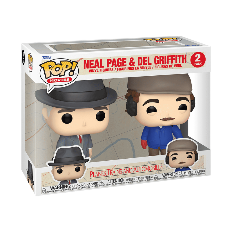 POP! PLANES, TRAINS AND AUTOMOBILES: NEAL PAGE & DEL GRIFFITH 2-PACK by THE MIGHTY HOBBY SHOP