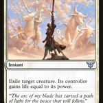 Swords to Plowshares (NEC-089) - Neon Dynasty Commander