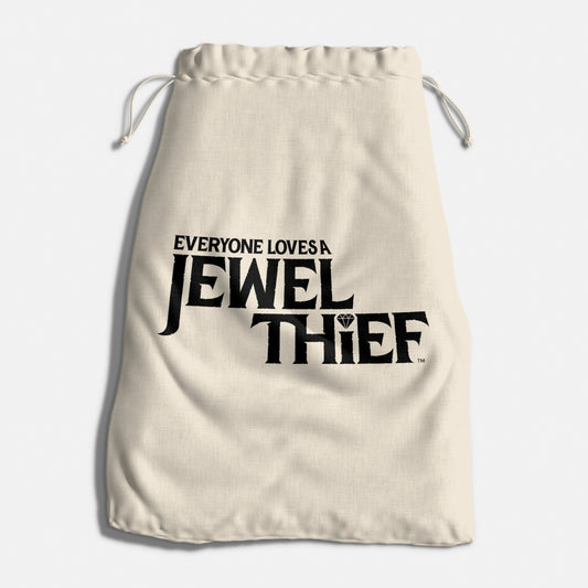 Everyone Loves A Jewel Thief #2 Dice Bag with a 20-sided die