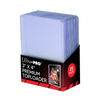 Ultra clear 3x4 inch premium toploaders by THE MIGHTY HOBBY SHOP, 25 count, for protecting trading cards.