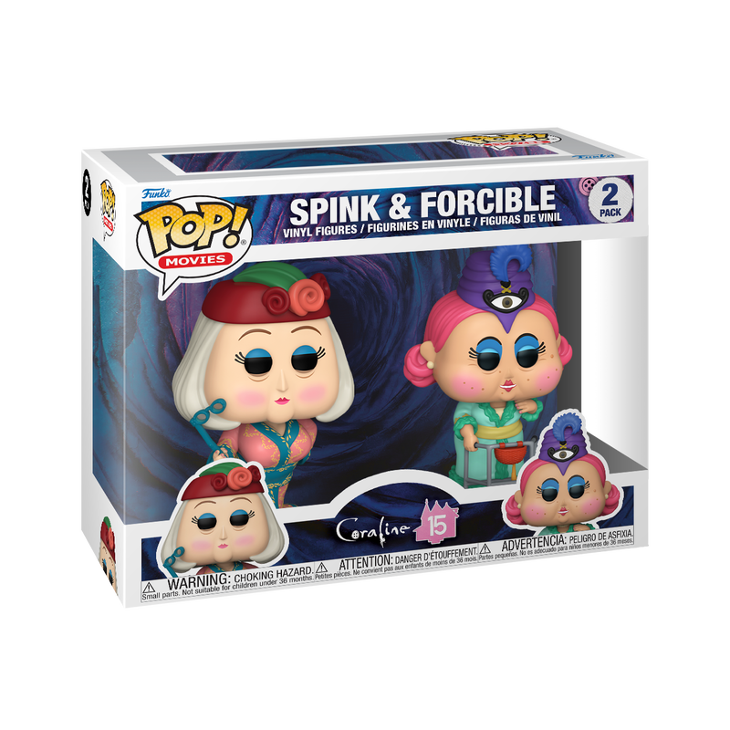 (PRE-ORDER) POP! Movies: Coraline 15th - Spink & Forcible 2PK
