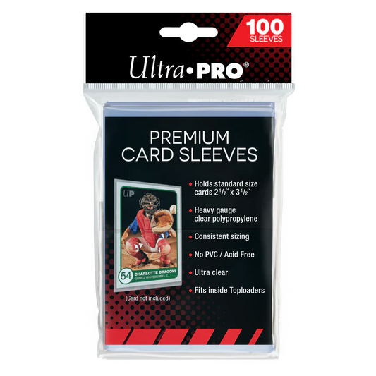 2.5" x 3.5" Premium Card Sleeves (100ct)