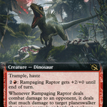 Rampaging Raptor (MOM-366) - March of the Machine: (Extended Art)