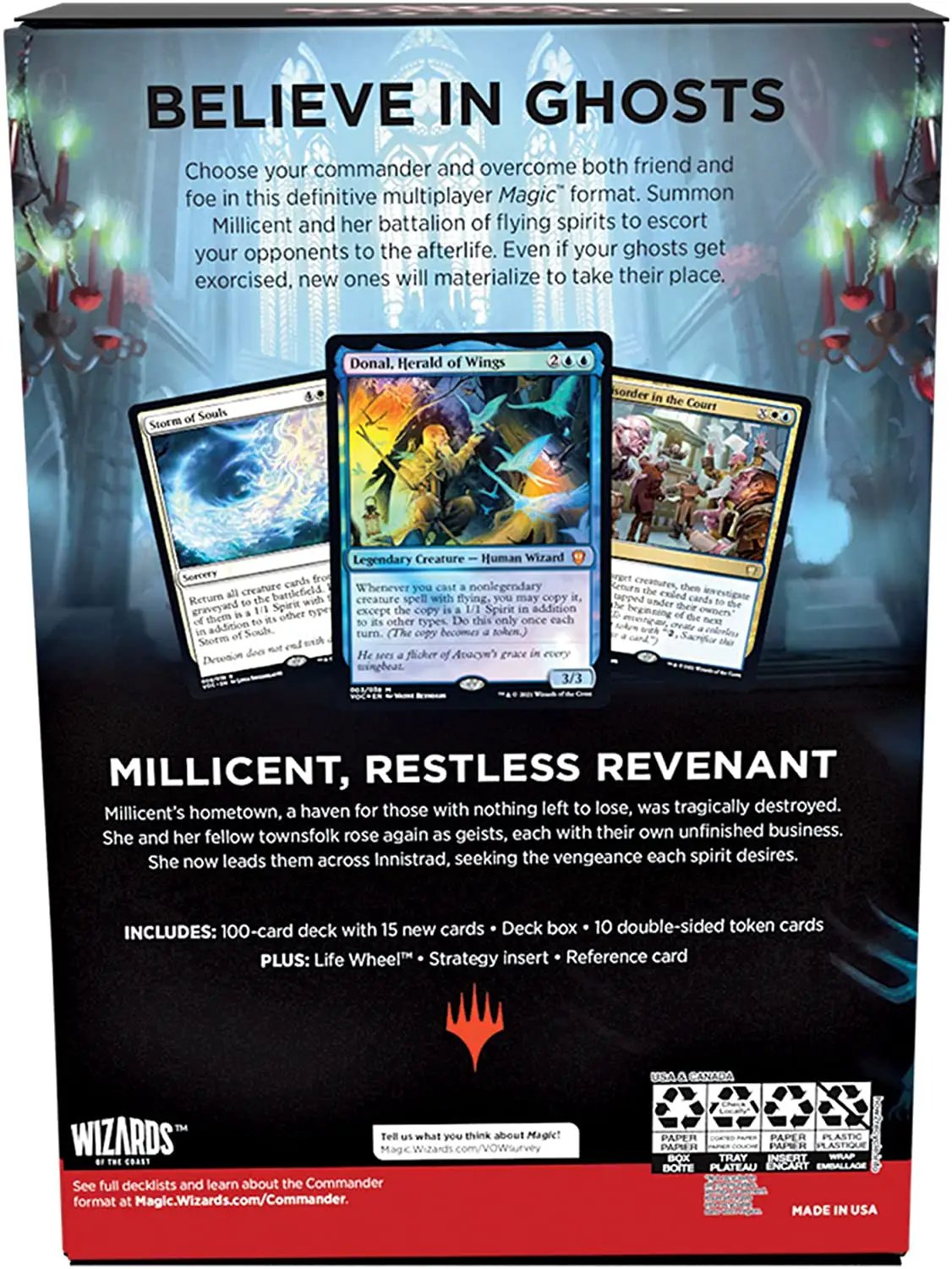 Magic: The Gathering Innistrad: Crimson Vow Commander Deck – Spirit Squadron (White-Blue) by THE MIGHTY HOBBY SHOP