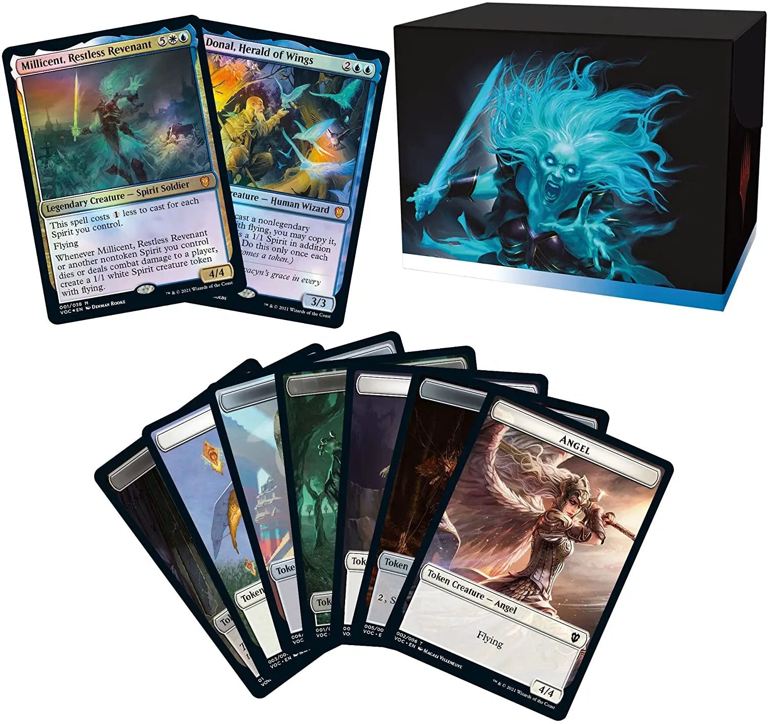 Magic: The Gathering Innistrad: Crimson Vow Commander Deck – Spirit Squadron (White-Blue) by THE MIGHTY HOBBY SHOP
