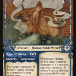 Queen of Ice // Rage of Winter (ELD-285) - Throne of Eldraine: (Showcase)