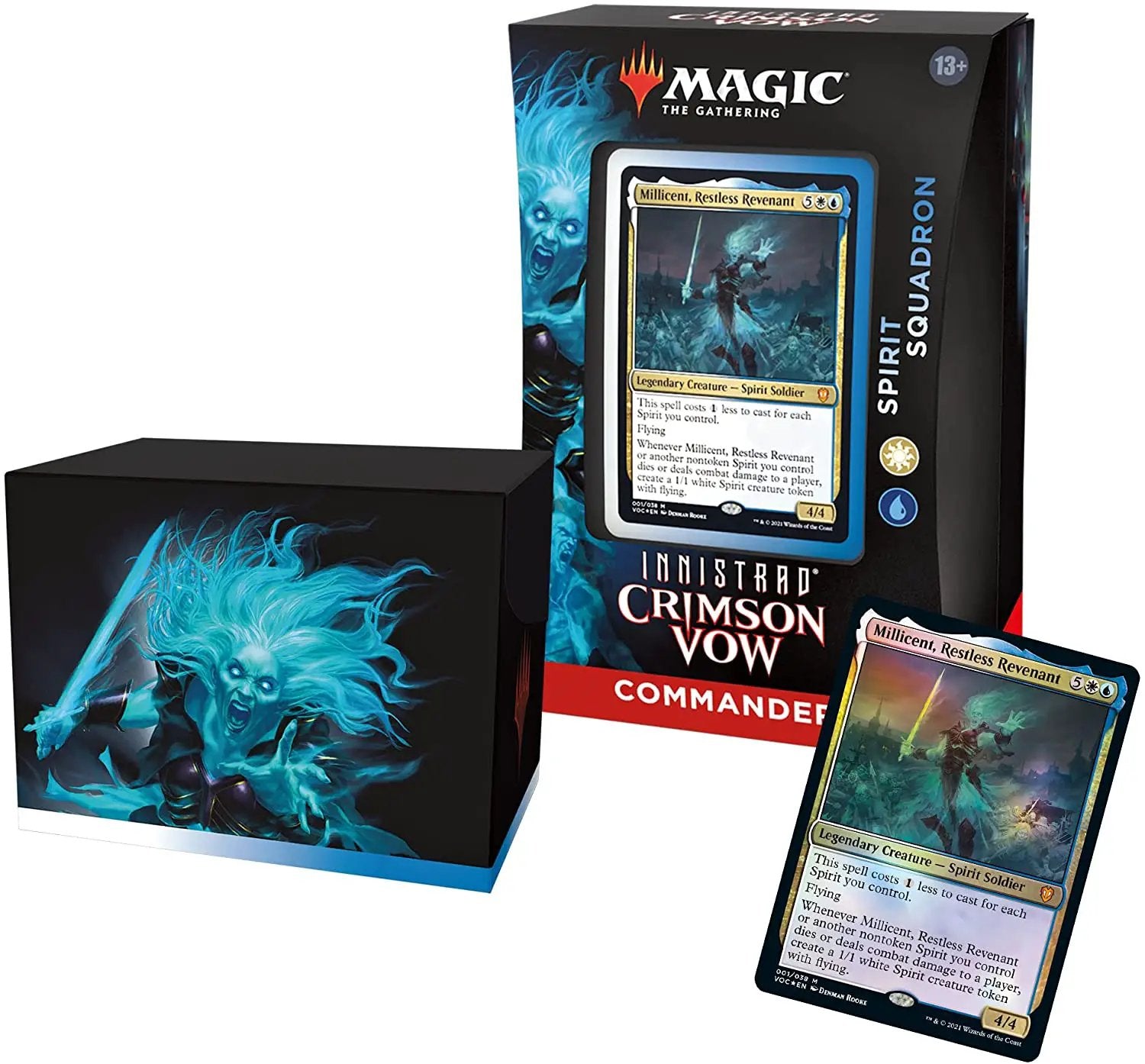 Magic: The Gathering Innistrad: Crimson Vow Commander Deck – Spirit Squadron (White-Blue) by THE MIGHTY HOBBY SHOP
