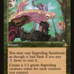 Saproling Symbiosis (DMR-348) - Dominaria Remastered