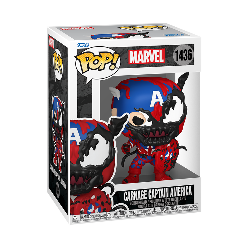 POP! Marvel: Carnageized- Captain America by THE MIGHTY HOBBY SHOP