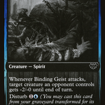 Binding Geist // Spectral Binding (DBL-315) - Innistrad: Double Feature: (Double Faced Transform)