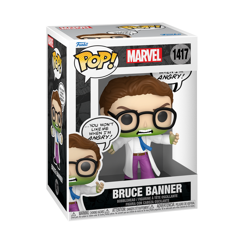 Pop! Marvel: Bruce Banner (Don't Make Me Angry) by THE MIGHTY HOBBY SHOP